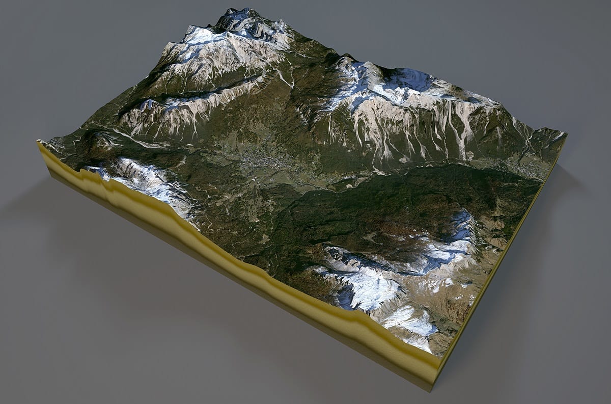 Der Entwicklung von LiDAR begann in der Topografierung von Terrain.