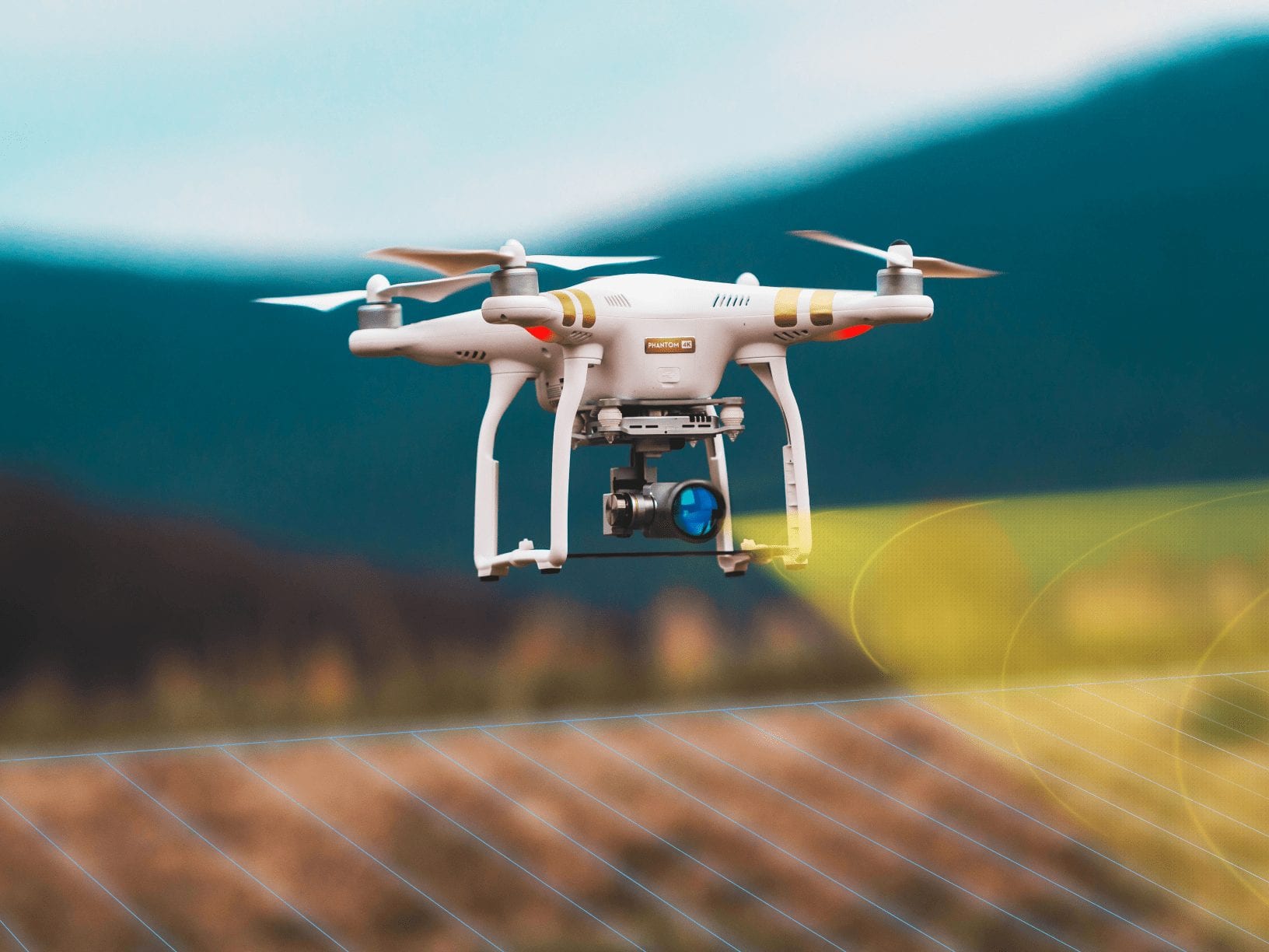Technology in agriculture - Drones can monitor crops and calculate yields 
