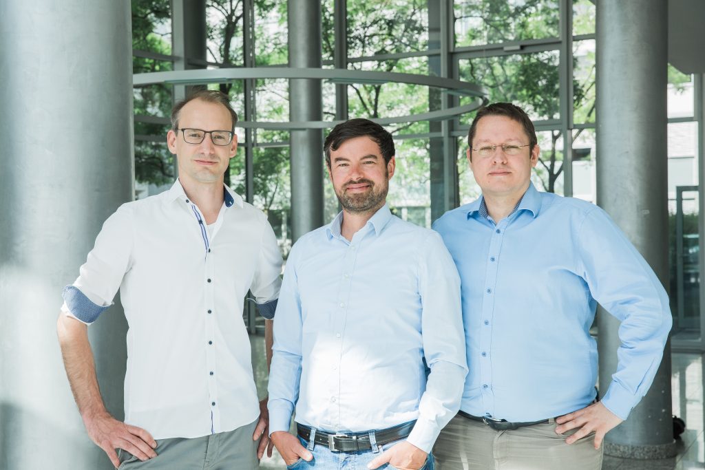 Blickfeld founders Florian Petit Mathias Müller Rolf Wojtech