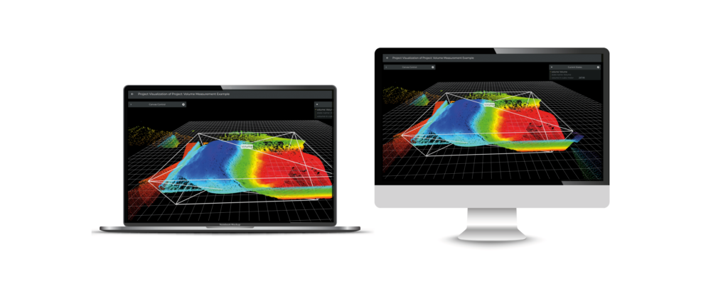 Blickfeld percept software volume monitoring zone Laptop and desktop computer