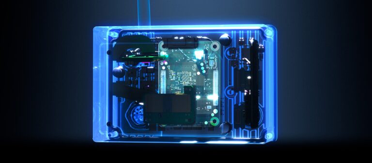 Integrated compute module allows Blickfeld Percept software stack to run on the device