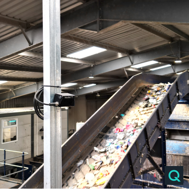 Blickfeld sensor Lidar solution in waste recycling facility