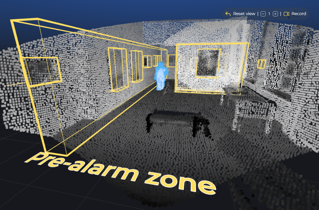 LiDAR in der Museumssicherheit ermöglicht die individuelle und flexible Absicherung von Ausstellungsstücken. 