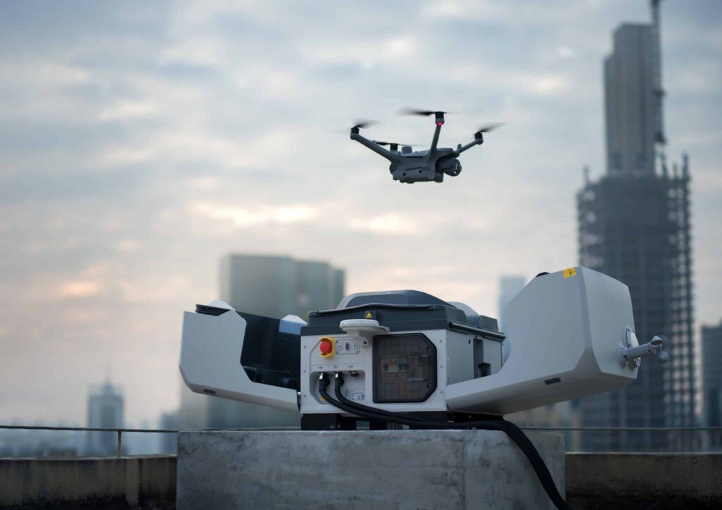 LiDAR und Drohne in der Perimetersicherung Beispiel DJI